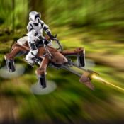 (14A) 1x Propel Star Wars Battle Quadcopter 74-Z Speeder Bike RRP £65.