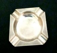 A 1920's Art Deco Cohen & Charles silver hallmarked ashtray.