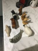 Vintage miniature drinks bottles
