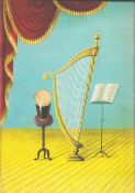 1954 Guinness Double Page Illustration 