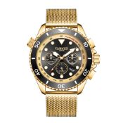 Ltd Edition Hand Assembled GAMAGES Sports Timer Automatic Gold– 5 Year Warranty & Free Delivery