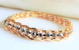 Gold and Crystal Bracelet New with Gift Box