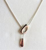Sterling Silver Necklace with Gift Pouch