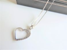 Diamond Pendant Necklace New with Gift Box