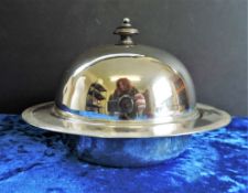 Antique James Dixon & Sons Silver Plate Muffin Dish/Warmer