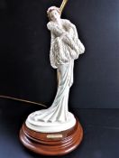 Italian Figural Table Lamp A. Belcari