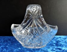 Vintage Crystal Bon Bon Basket