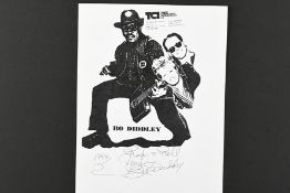 BO DIDDLEY Original signature