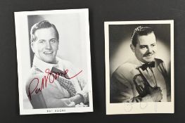 PAT BOONE & EDDIE CALVERT Original signatures