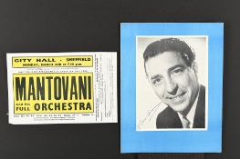 MANTOVANI (1905-1980) Original signature