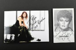 ELAINE PAIGE & ELKIE BROOKS Original signatures