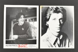 ALAN PRICE & GEORGIE FAME Original signatures