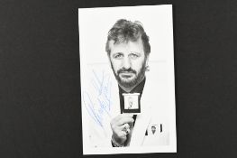 RINGO STARR Original signature