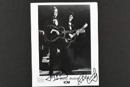 EVERLY BROTHERS Original signatures