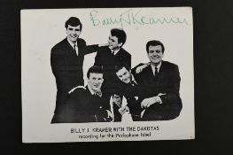 BILLY J KRAMER Original signature