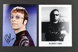 BARRY & ROBIN GIBB Original signature