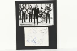 HERMAN'S HERMITS Original signatures