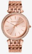 Michael Kors Ladies Darci Watch Rose Gold MK3192