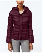 32 Degrees Packable Hooded Puffer Coat UK L Colour Brown