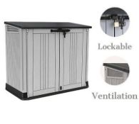 (7E) 1x Keter Store It Out 880L RRP £120. (W122x D61x H108.8cm)