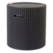 (5C) 2x Keter Cool Stool Outdoor Ice Cooler Table 39L.
