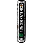 (7K) 9x Items. 6x Wilko Black Shed Felt (8x 1M). 3x Green Slate Cap Sheet (6M x 1M).