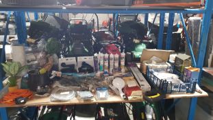 (5D) Contents Of Shelf – Mixed Hardware Items. To Include Evo Stick Glaziers Putty. Sandleford Door