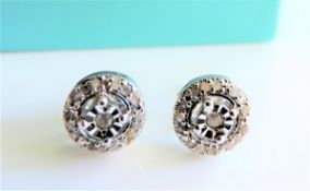 Diamond Stud Earrings New with Gift Box