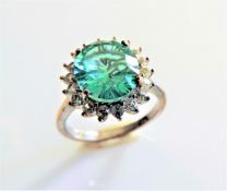 Sterling Silver Gemstone Ring New with Gift Box