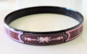 Vintage Michaela Frey Signed Enamelled Bangle with Gift Box