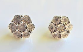 Diamond Earrings New with Gift Box