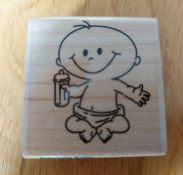 Job lot of over 30 wooden craft stamps Brand New