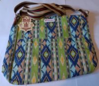 2 x HT Fashion London Ladies 4-Colour Skull Crossbody Shoulder Bag (GREEN)