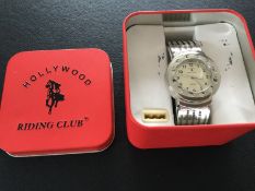 Stunning Hollywood Riding Club Quartz Wristwatch (GS93) This is an As New Hollywood Riding