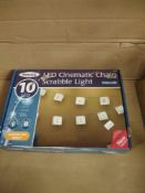 Sentil Scrabble LED Light Set RRP £20 Grade U.