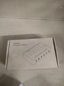 6 Port Mobile Phone Charging Station RRP £30 Grade U.