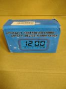 LCD Alarm Clock RRP £10 Grade U.