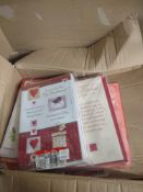 Box of Assorted Greetings Cards RRP £100 Grade A.