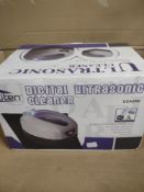 Uten Digital Ultrasonic Cleaner RRP £35 Grade U.