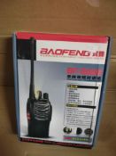 Baofeng portable 2 way radio RRP £25 Grade U.
