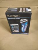 Kemei Rechargeable Men's Shaver RRP £25 Grade U.