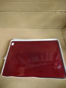 8 Table Matts Gloss Red RRP £50 Grade U.