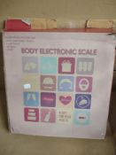 Body Electric Scale RRP £25 Grade U.