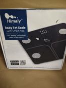 Himlay Body Fat Scale with APP RRP £25 Grade U.