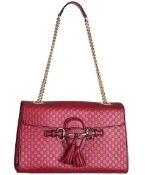 GUCCI Emily Guccissima Medium Leather Shoulder Bag