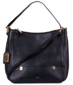 RALPH LAUREN Leather Dawson Hadley Hobo Shoulder Bag