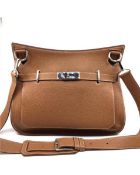 HERMES Jypsiere 34 Taurillon Clemence Gold Color Palladium Plated Hardware