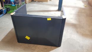 (1D) 1x Bathstore Bathroom Wall Hung Single Drawer Cabinet Midnight Blue. (W600x D450x H400mm). Lot
