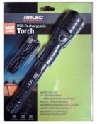 (3D) Approx 15x Solar Lighting / Christmas Items. To Include 2x Arlec 650 Lumen USB Rechargeable To