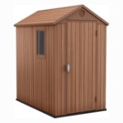 (P) 1x Keter Darwin 4x6 RRP £360. (H205x W125.8x D184.5cm)